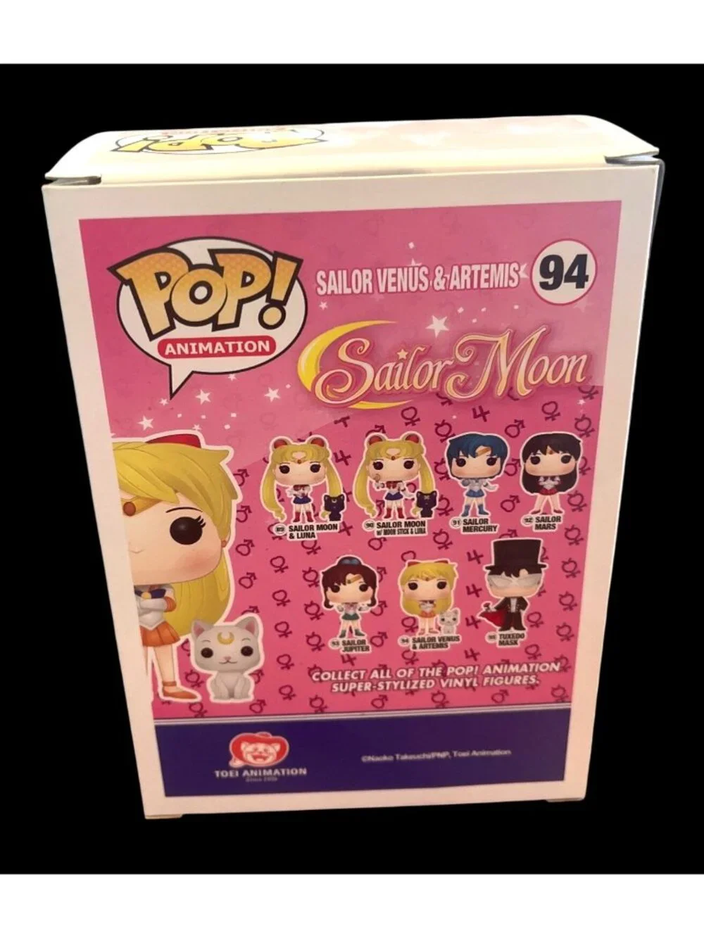 Funko Pop! Animation Sailor Moon Sailor Venus & Artemis Vinyl Figure #94 - Picture 3 of 6